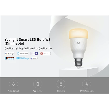 Yeelight LED išmanioji lemputė W3
