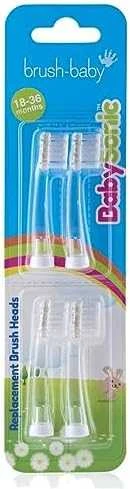 Brush-Baby Šepetėlio galvutė 18-36mėn, 4vnt Babysonic