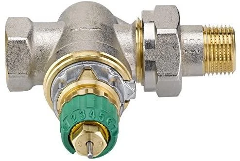 Dinaminis termostatinis ventilis Danfoss, RA-DV tiesus DN15