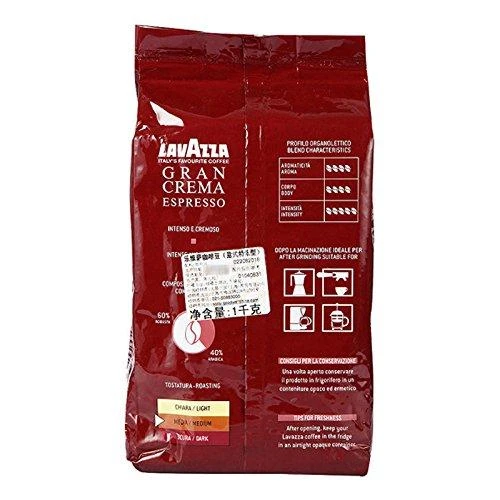 Lavazza L'Espresso Gran Crema 2485 Coffee beans, Arabica 40%, robusta 60%, 1000 g