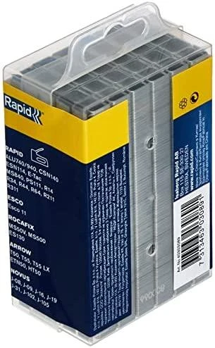 Rapid Kabės Nr140 8mm 5000 vnt plastikinė dėžutė