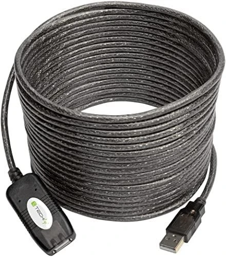 TECHLY 023646 Techly USB 2.0 aktyvusis ilgintuvas USB A/USB A M/F 10m juodas