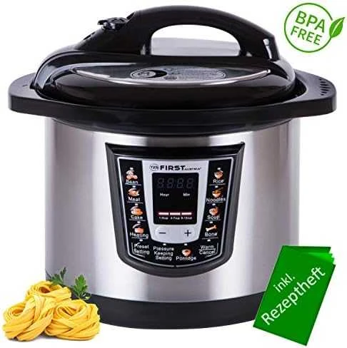 Daugiafunkcinis puodas First 1000W electric pressure cooker 6L