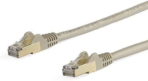 StarTech STARTECH.COM 10m CAT6a-Ethernet-Kabelis - Grau - RJ45-Ethernet-Kabelis - Snagless - STP-Kabelis - Kupfer - 10-Gbit Netzwerkkabel