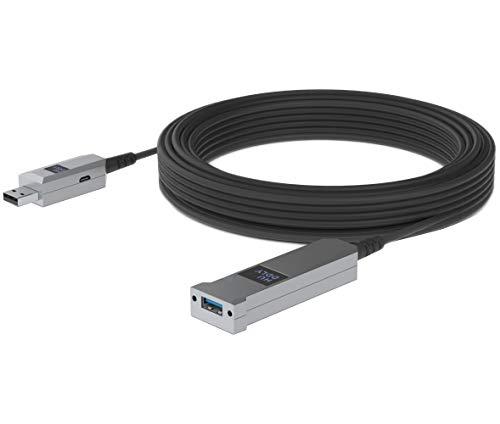 „Huddly“ USB 3.0 AM-AF AOC prailginimo kabelis, 10 m