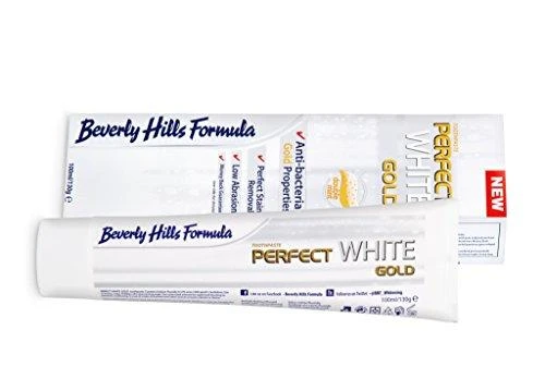 Beverly Hills Formula Perfect Baltas Gold dantų pasta 100ml