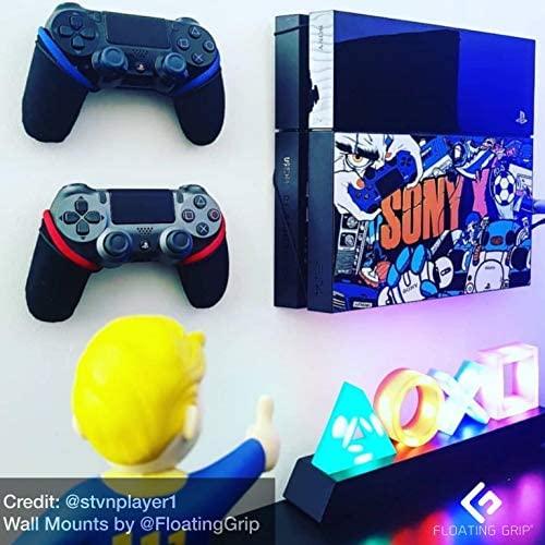 Nitho FLOATING GRIP PlayStation pultelių sieninis laikiklis, juodas