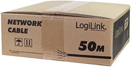 LogiLink Logilink Erdverlegekabel S/FTP Cat7 AWG23 1000MHz schw. 50 m
