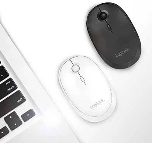 Pelė LogiLink Bevielė pelė i Bluetooth 2.4GHz 800/1200/1600dpi juoda