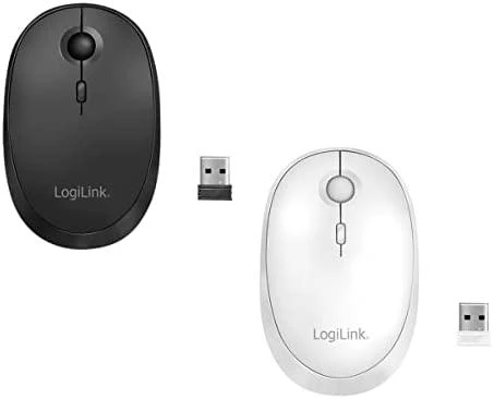 Pelė LogiLink LogiLink Pelė Funk & Bluetooth,2.4GHz,800/1200/1600dpi,baltas