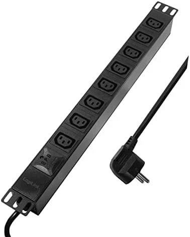 LogiLink 19" 1U 8x IEC320 C13 2m (PDU8A01)