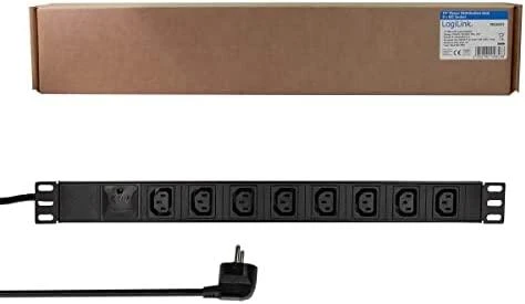 LogiLink 19" 1U 8x IEC320 C13 2m (PDU8A01)