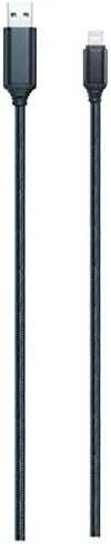 Kabelis USB 2GO Lightning - USB-B 1 m daugiaspalvis (797147)
