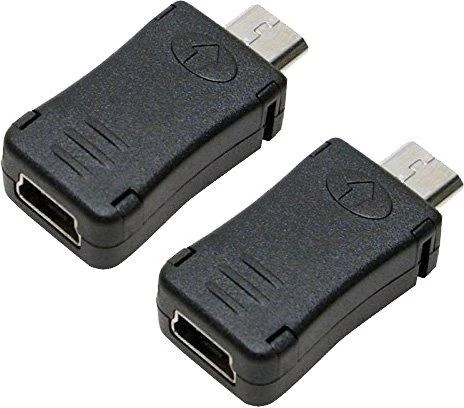 Logilink USB Adapteris Micro-B USB male, Mini USB 5-pin female
