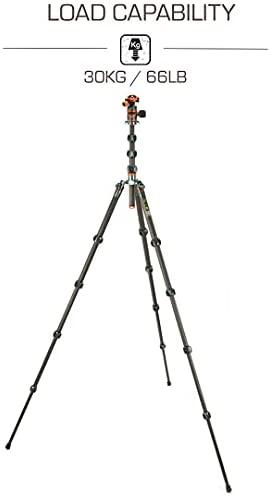 Fotoaparato trikojis - 3 Legged Thing Legends Bucky 1,89 m 410 mm 30 kg pilkas