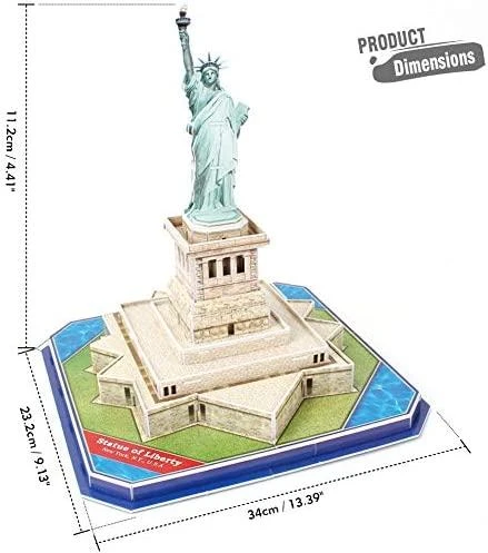 Cubicfun Dėlionė 3D LAISVĖS STATULA – C080H