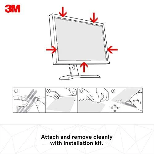 3M PF21.5W9 Privacy Filter for LCD Monitorius 21.5" Juodas, 53.3 x 43.2 x 1.3 mm