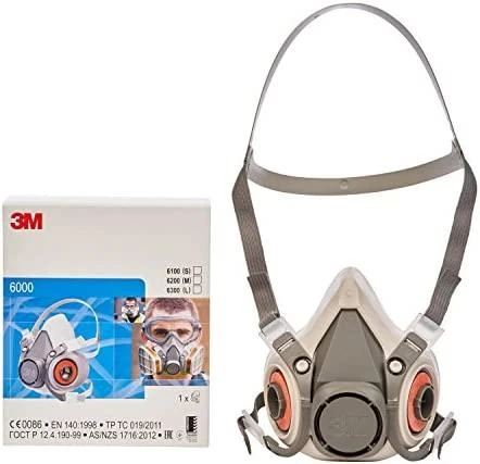 Apsauginė puskaukė 3M T6200 be filtrų, dydis M