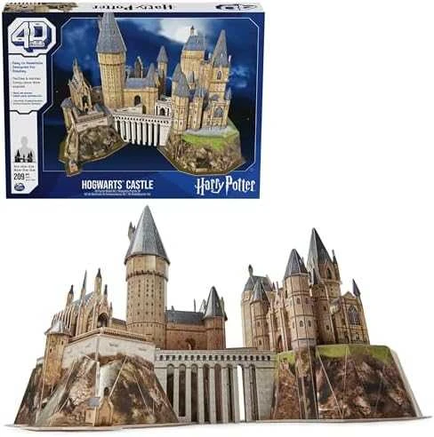 Spin Master HARRY POTTER 4D dėlionė „Hogvartso pilis“