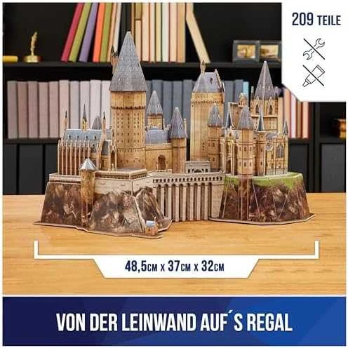 Spin Master HARRY POTTER 4D dėlionė „Hogvartso pilis“