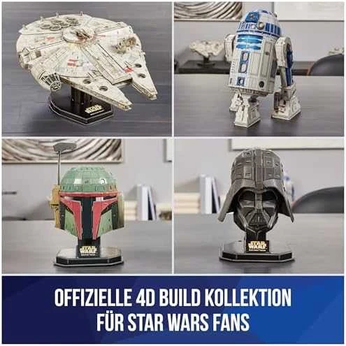 Spin Master STAR WARS 4D dėlionė „Žvaigždžių karai: Millennium Falcon“