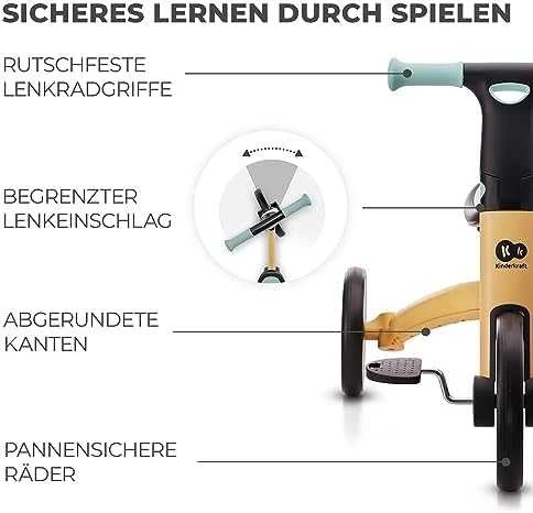 Mėlyna Kinderkraft 4trike sunflower mėlynas