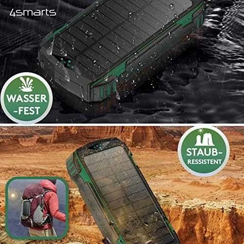 4Smarts Solar Power Bank Rugged TitanPack UltiMag 20000mAh Žalias ( Žalias)