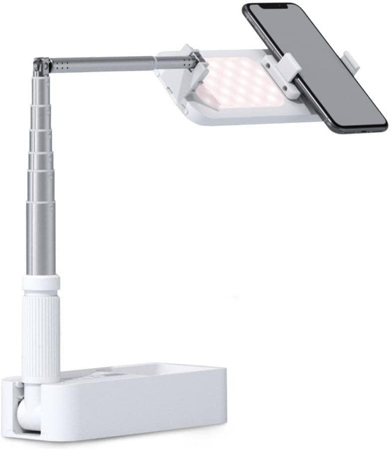 „Gadgetmonste“ asmenukių stovas „4smarts LoomiPod“ sulankstomas su lempomis ir nuotolinio valdymo pultu / 462710 / 6530045