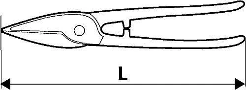Nożyce Lakštinio metalo žirklės 250 mm