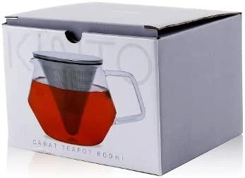 KINTO - CARAT Arbatinukas su nerūdijančio arbatos sieteliu 600ml