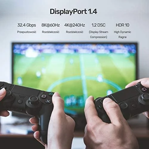 UNITEK C1617GY optinis kabelis DisplayPort 1.4 AOC 8K 15m
