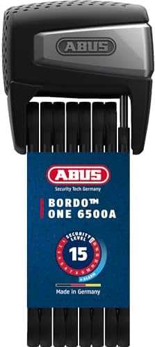 Spyna Abus išlankstoma 6500A/110 BK SH Bordo Smart X