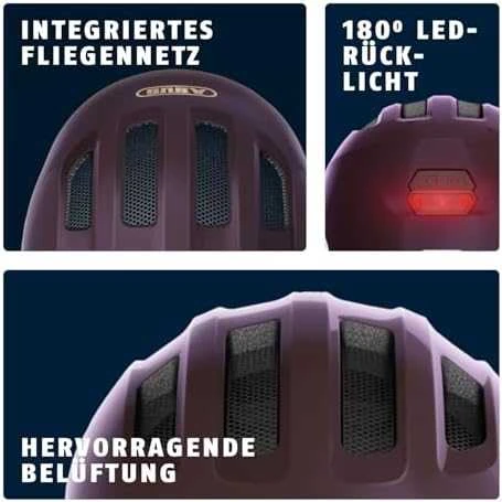 Abus Germany Dviratininkų šalmas vaikams ABUS Smiley 3.0 ACE LED M (Naudoti B)