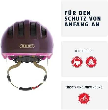 Abus Germany Dviratininkų šalmas vaikams ABUS Smiley 3.0 ACE LED M (Naudoti B)