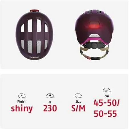 Abus Germany Dviratininkų šalmas vaikams ABUS Smiley 3.0 ACE LED M (Naudoti B)