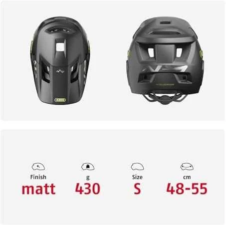 Abus Germany Šalmas Abus YouDrop FF velvet juodas-S (48-55)