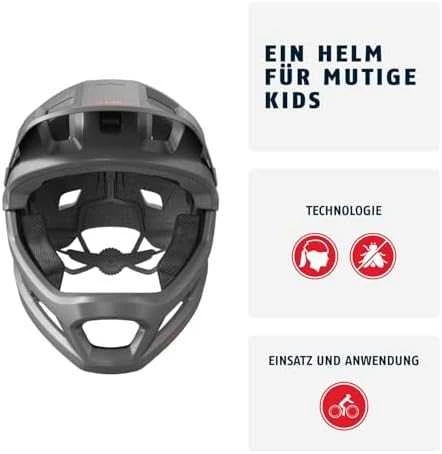 Abus Germany Šalmas Abus YouDrop FF Ti sidabrinis-S (48-55)