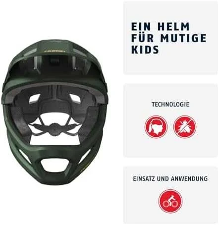 Abus Germany Šalmas Abus YouDrop FF moss žalias-S (48-55)