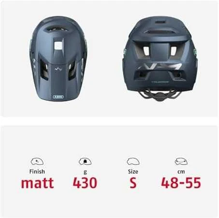 Abus Germany Šalmas Abus YouDrop FF midnight mėlynas-S (48-55)
