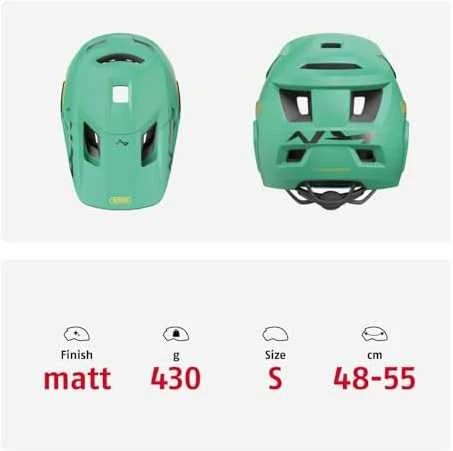 Šalmas Abus YouDrop FF sage žalias-S (48-55)