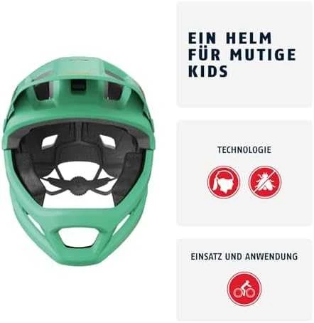 Šalmas Abus YouDrop FF sage žalias-S (48-55)