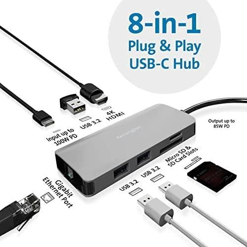 Leitz KENSINGTON UH1400p USB-C Mobile Hub