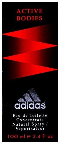 Adidas Active Bodies EDT tualetinis vanduo vyrams, 100 ml