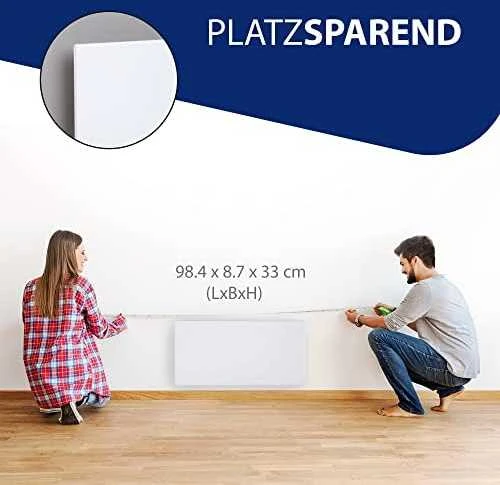 Elektrinis radiatorius Adax, Neo H12 KWT, Baltas