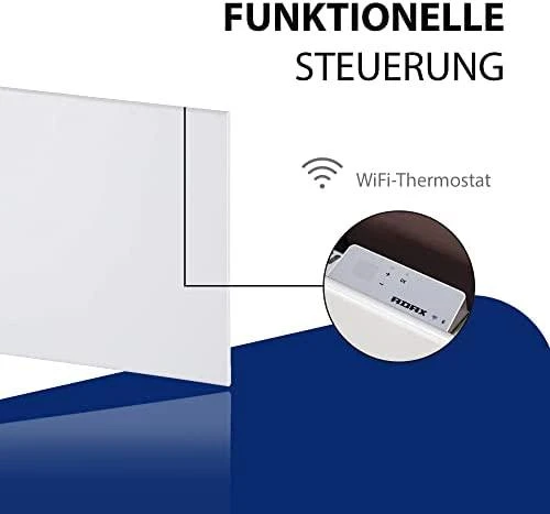 Adax Elektrinis radiatorius NEO H WiFi 06 KWT baltas, 600 W, 635mm