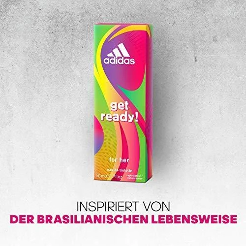 Adidas Get Ready! For Her EDT tualetinis vanduo moterims, 50 ml