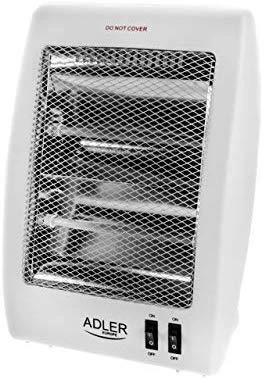 Adler | Šildytuvas | AD 7709 | Halogeninis šildytuvas | 800 W | Galios lygių skaičius 2 | Baltas
