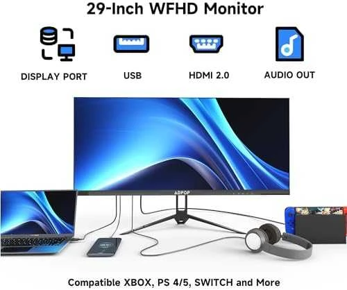 Monitorius AOC U27B3M, 27", VA, 3840 x 2160, 60 Hz, 4 ms