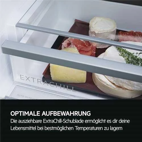 Šaldytuvas AEG ORK8M391DL jääkaappi, musta teräs