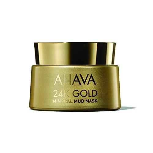AHAVA 24K Gold Mineral Mud Mask aukso mineralinė purvo kaukė, 50 ml